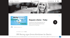 Desktop Screenshot of emmakimilainen.com